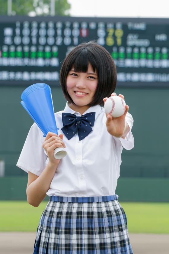 福島県代表・舞木香純がイメージガールを務める「めざせ！甲子園　夏の高校野球福島大会2015」のキャンペーンがスタート！