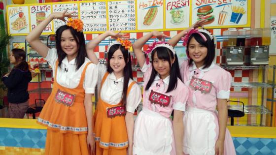 8月11日(火)放送「AKBINGO!」の「バトルバーガーショップ」にチーム8が登場！