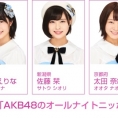 【※メンバー変更のお知らせ】3月21日(水・祝)のニッポン放送「AKB48のオールナイトニッポン」にチーム8メンバーが出演！