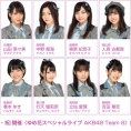 9月24日(月・振休)開催〈ゆめ花スペシャルライブ AKB48 Team 8〉出演メンバー決定！