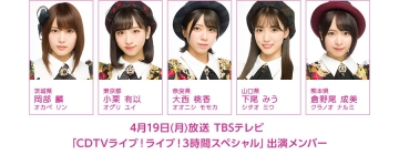 4月19日 月 放送 Cdtvライブ ライブ 3時間スペシャル に岡部麟 小栗有以 大西桃香 下尾みう 倉野尾成美が出演 Akb48 Team 8 ニュース レポート Akb48 Team 8公式サイト 4月19日 月 放送 Cdtvライブ ライブ 3時間スペシャル に岡部麟 小栗有以 大西桃香 下尾みう 倉野尾成美が出演 Akb48 Team 8 ニュース レポート Akb48 Team 8公式サイト
